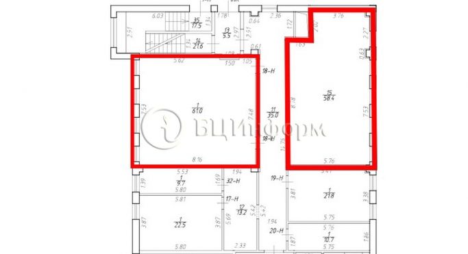 Аренда офиса 61 м², Большой Сампсониевский проспект - фото 2