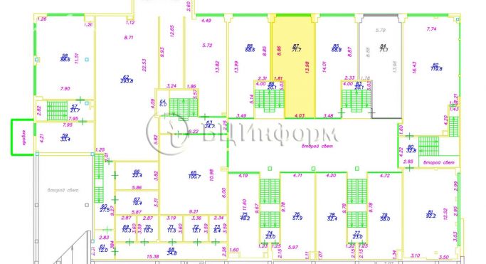 Аренда офиса 71.7 м², Херсонская улица - фото 5