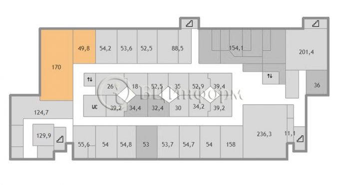 Аренда офиса 219.8 м², Бумажная улица - фото 4
