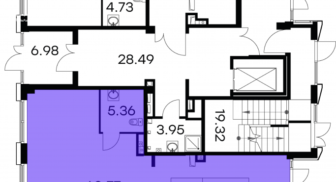 Продажа помещения свободного назначения 66.1 м² - фото 2