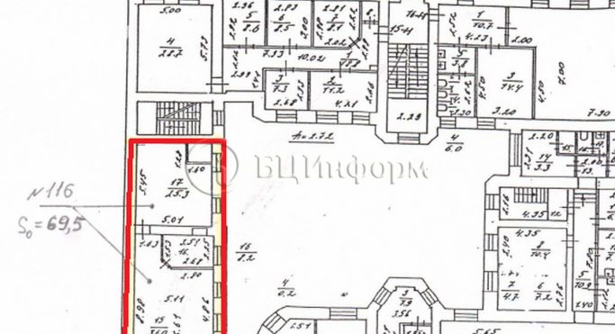 Аренда офиса 69.5 м², Таврическая улица - фото 5