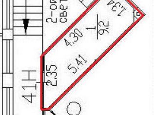 Продажа торгового помещения 9.2 м²