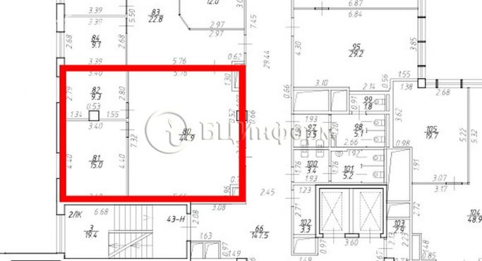 Аренда офиса 69.2 м², Большой Сампсониевский проспект - фото 5