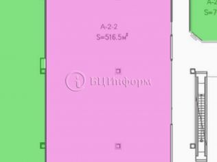 Аренда помещения свободного назначения 516.5 м²