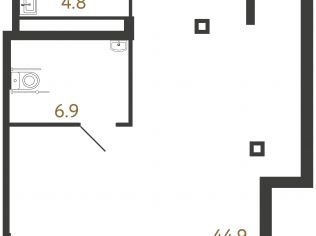 Продажа помещения свободного назначения 56.6 м²