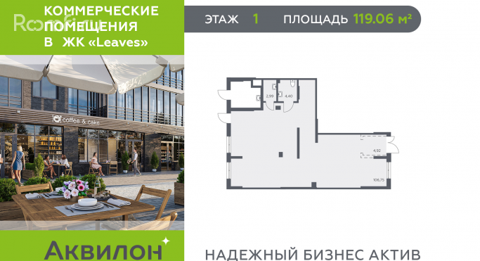 Продажа помещения свободного назначения 119.1 м², Пулковское шоссе - фото 1