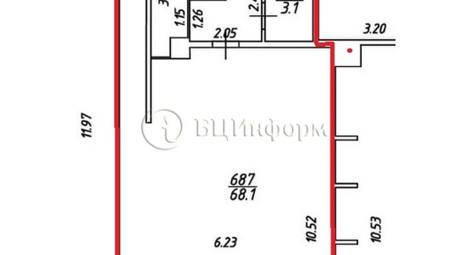 Аренда торгового помещения 92.4 м², улица Типанова - фото 4