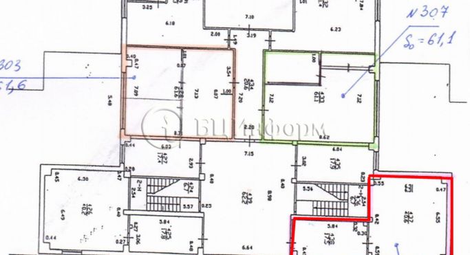Аренда офиса 58.1 м², Афонская улица - фото 5