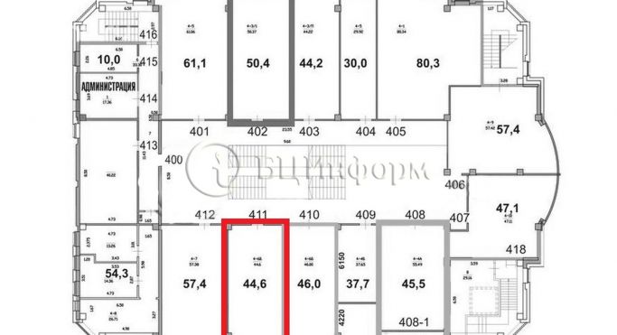 Аренда офиса 44.6 м², улица Аккуратова - фото 5