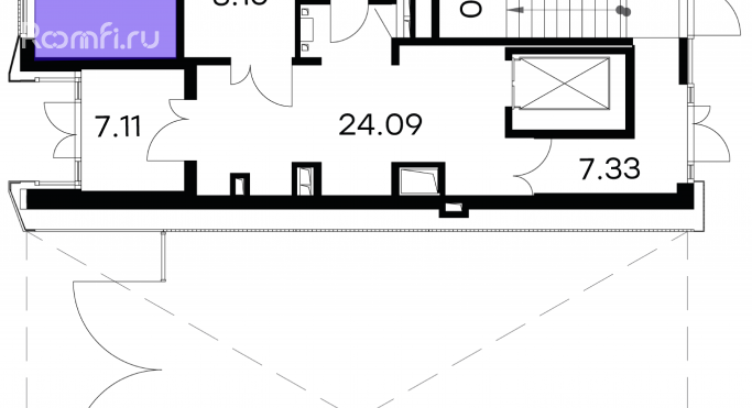 Продажа помещения свободного назначения 56.3 м² - фото 2