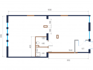 Продажа помещения свободного назначения 125.6 м²