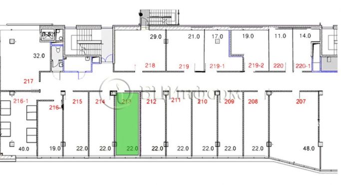 Аренда офиса 22 м², проспект Маршала Блюхера - фото 3