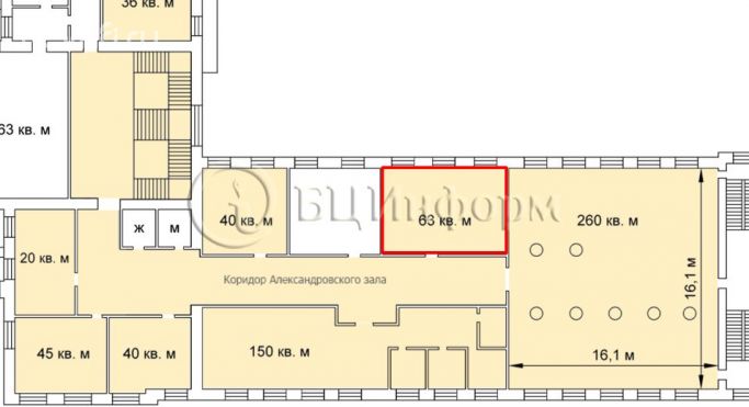 Аренда помещения свободного назначения 63 м², набережная реки Смоленки - фото 3