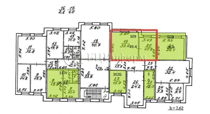 Аренда офиса 49.4 м², Индустриальный проспект - фото 3