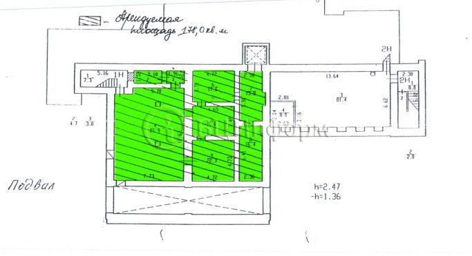 Аренда помещения свободного назначения 178 м², Лиговский проспект - фото 4