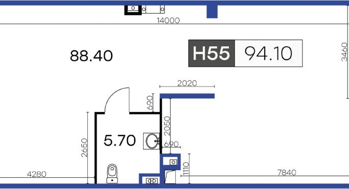 Продажа помещения свободного назначения 94.1 м², Паромный переулок - фото 1