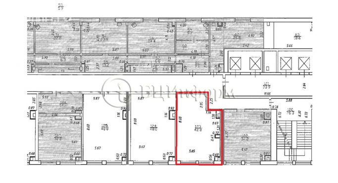Аренда офиса 42.8 м², проспект Обуховской Обороны - фото 5