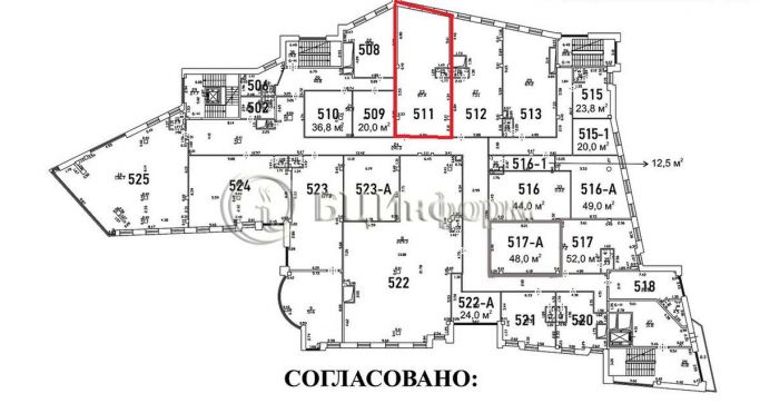 Аренда офиса 89.1 м², Вербная улица - фото 5