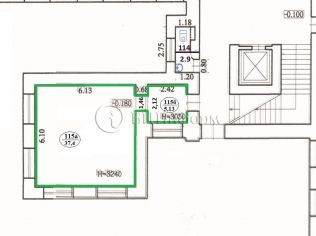 Аренда помещения свободного назначения 42.5 м²