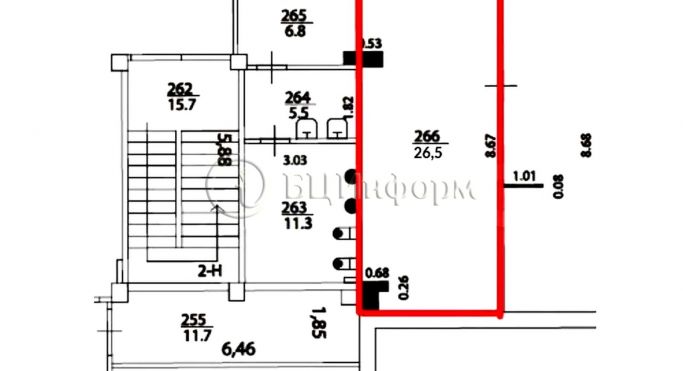 Аренда офиса 26.5 м², Афонская улица - фото 2