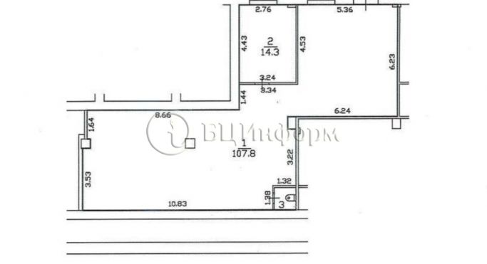 Аренда склада 123.7 м², Большой Смоленский проспект - фото 5