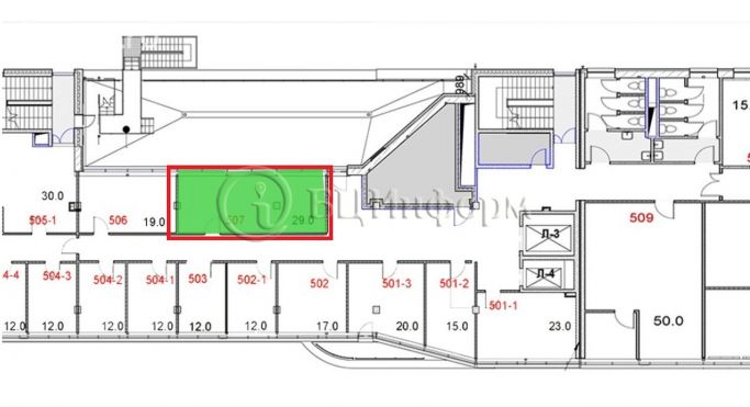 Аренда офиса 29 м², проспект Маршала Блюхера - фото 4