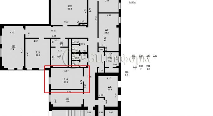 Аренда офиса 21.4 м², улица Рентгена - фото 4
