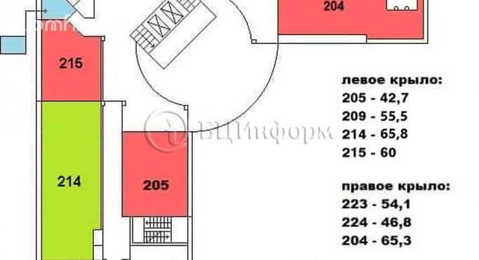 Аренда офиса 65.8 м², Мельничная улица - фото 2