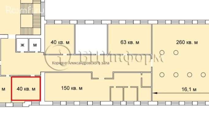 Аренда помещения свободного назначения 40 м², набережная реки Смоленки - фото 3