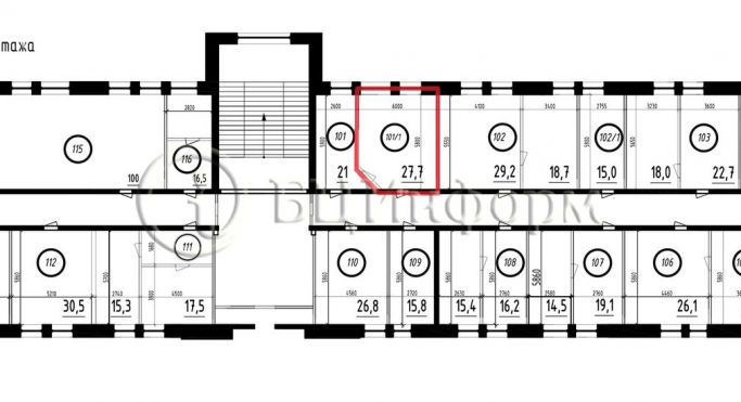 Аренда офиса 27.7 м², Петровская коса - фото 3