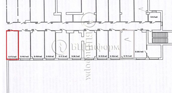 Аренда офиса 17 м², Бумажная улица - фото 4