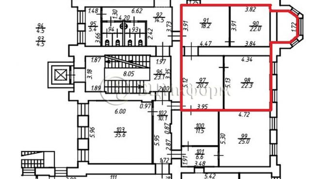 Аренда офиса 82.7 м², Цветочная улица - фото 5