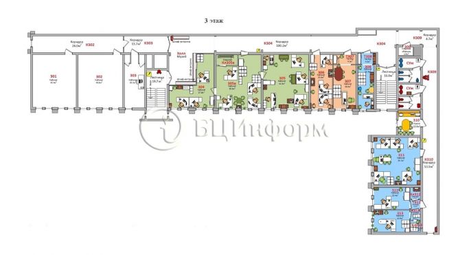 Аренда офиса 992 м², улица Достоевского - фото 5