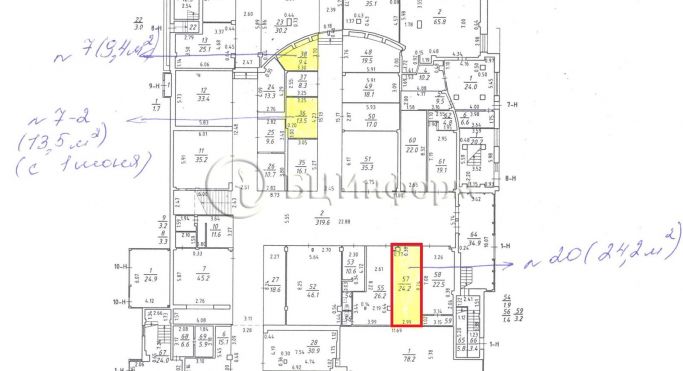 Аренда помещения свободного назначения 24.2 м², 2-й Муринский проспект - фото 1