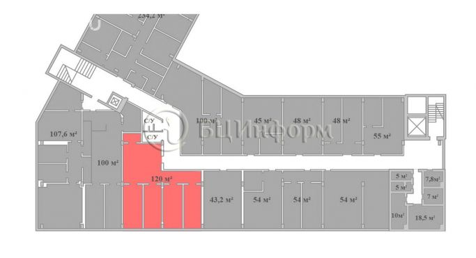 Аренда офиса 120 м², набережная реки Волковки - фото 5