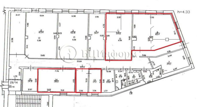 Аренда офиса 182 м², Заставская улица - фото 2