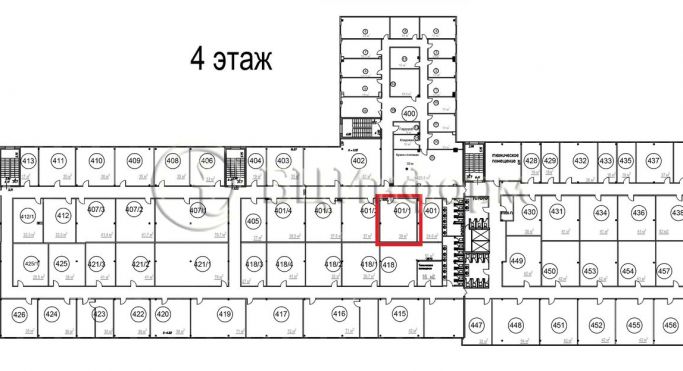 Аренда офиса 39 м², Стародеревенская улица - фото 3