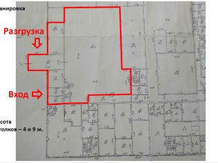 Аренда торгового помещения 600 м²