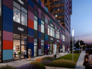Продажа торгового помещения 110.2 м2 в жилом комплексе, метро Комендантский Проспект