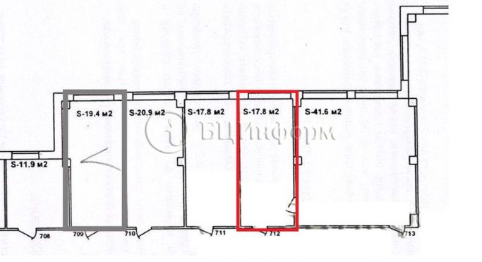 Аренда офиса 17.8 м², Бумажная улица - фото 4