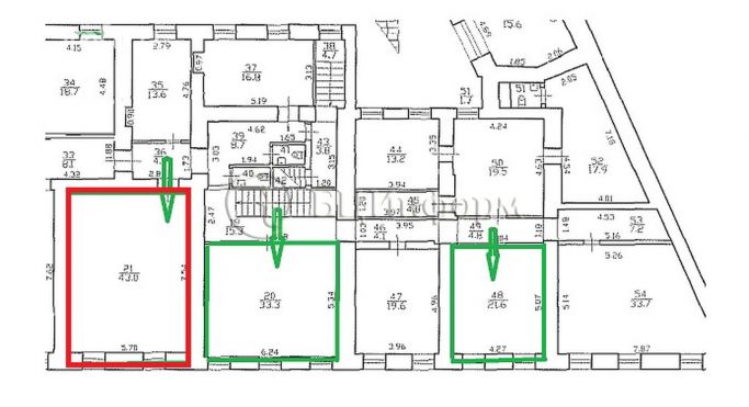 Аренда офиса 43 м², улица Степана Разина - фото 5