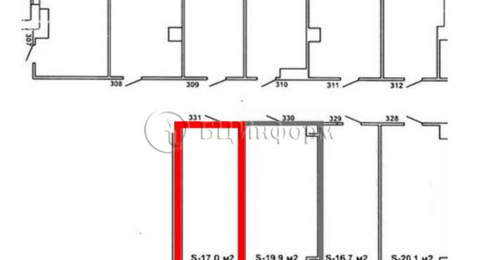 Аренда офиса 17 м², Бумажная улица - фото 4