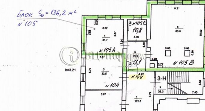Аренда офиса 136.2 м², Большая Посадская улица - фото 3