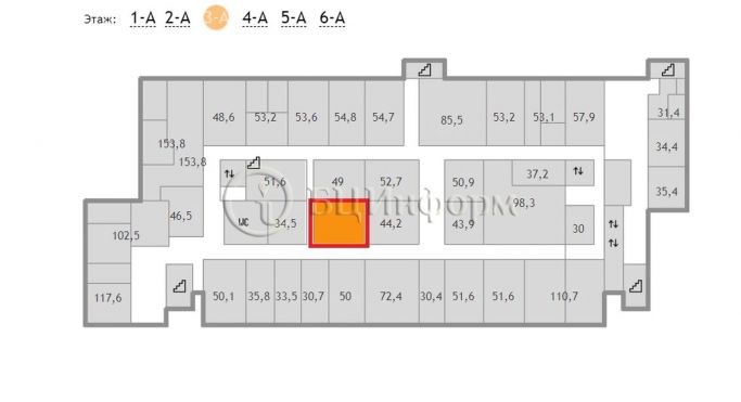 Аренда офиса 44.3 м², Бумажная улица - фото 4