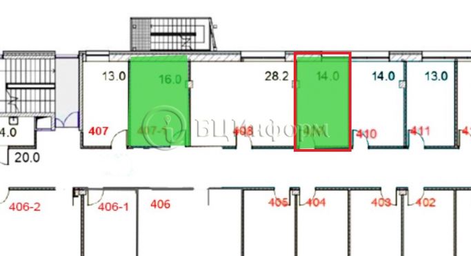 Аренда офиса 14 м², проспект Маршала Блюхера - фото 3