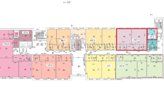 Аренда офиса 224.2 м², Невский проспект - фото 3