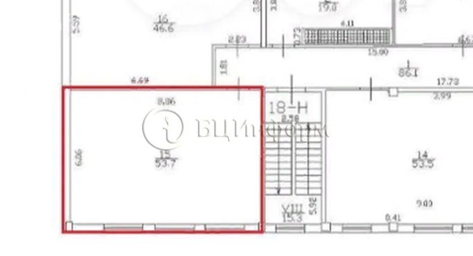 Аренда офиса 53.7 м², Мельничная улица - фото 2