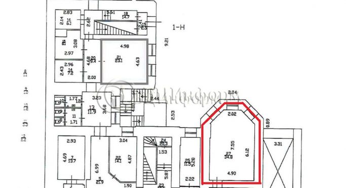 Аренда офиса 34.8 м², Синопская набережная - фото 4