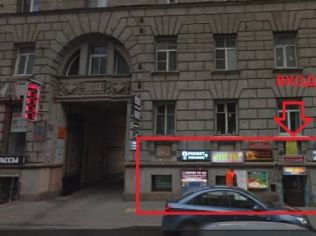 Аренда помещения свободного назначения 120 м2, метро Петроградская
