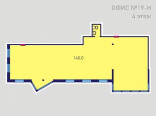 Аренда офиса 145 м2 в офисном здании, метро Приморская